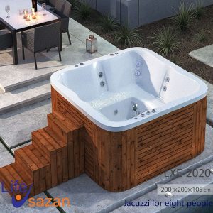 جکوزی هشت نفره آکریلیک LXE-2020