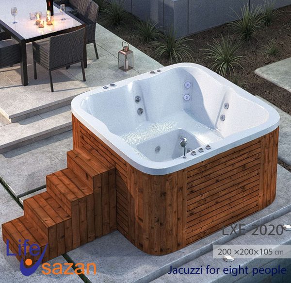 جکوزی هشت نفره آکریلیک LXE-2020
