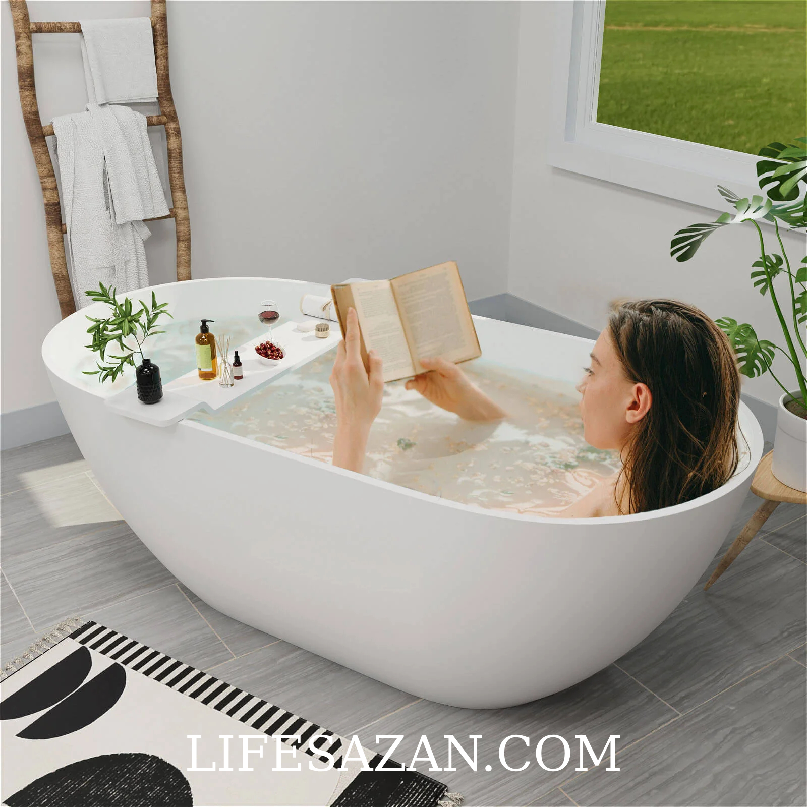 4 مدل وان حمام مدرن برای استراحت و ریلکسیشن خانگی