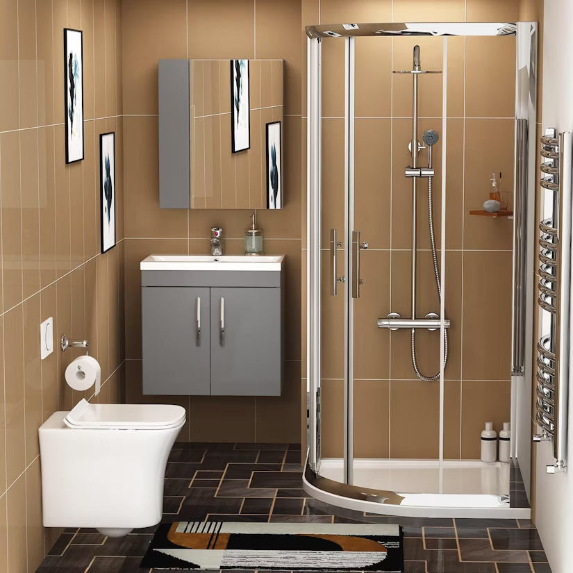 بهترین متریال کابین دوش گوشه برای فضای کوچک