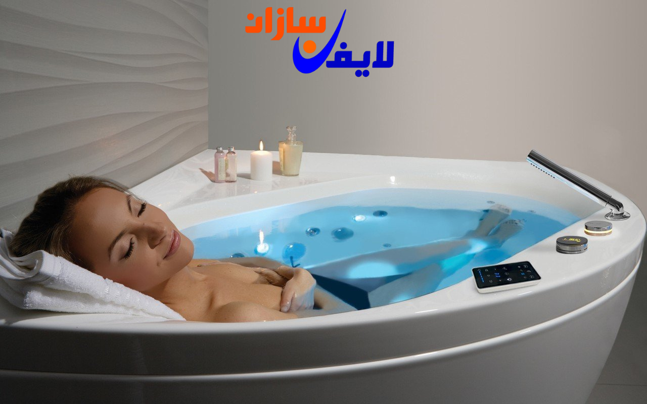 مزایای استفاده از وان حمام جکوزی‌ دار خانگی