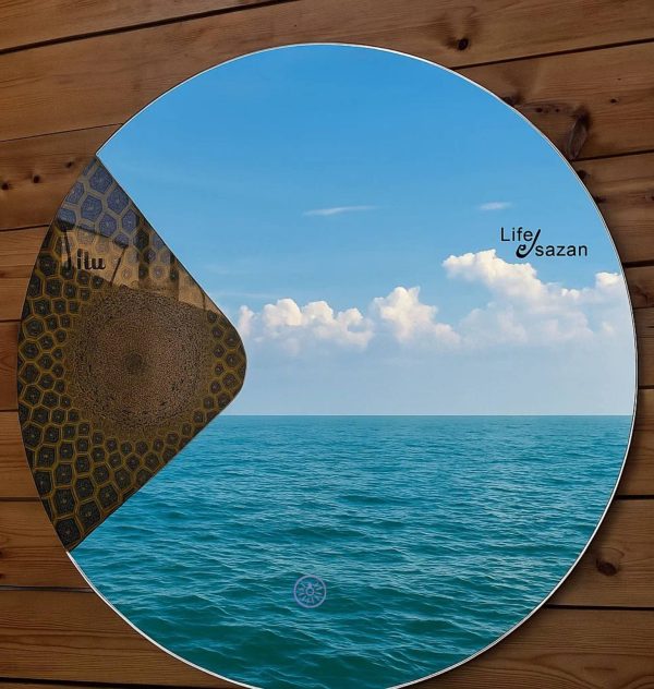 آینه گرد بک لایت دار سرویش بهداشتی