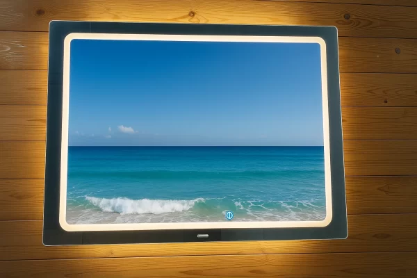 آینه بک لایت دار حمام