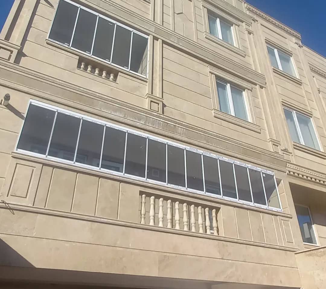 شیشه بالکنی تاشو اسلایدینگ