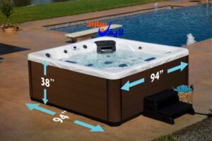 ابعاد جکوزی چهار نفره استاندارد