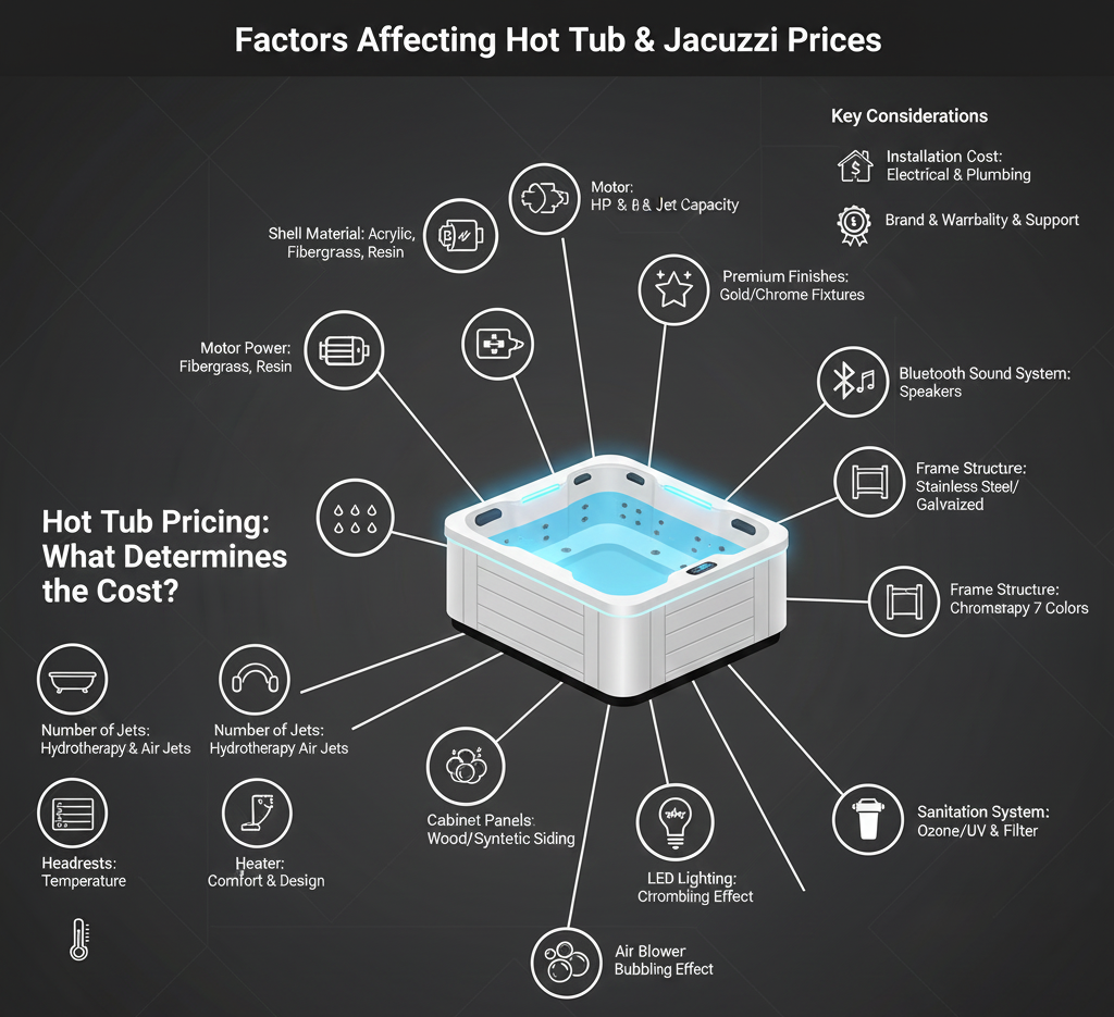 قیمت وان جکوزی