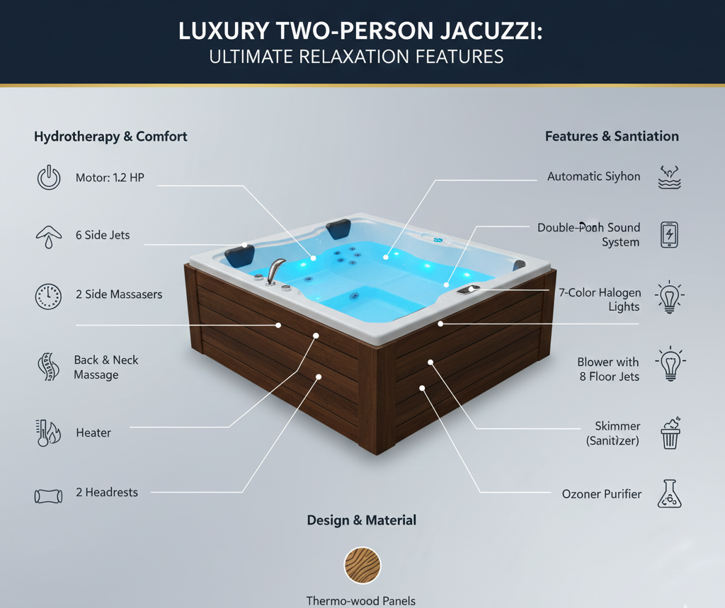 جکوزی دو نفره