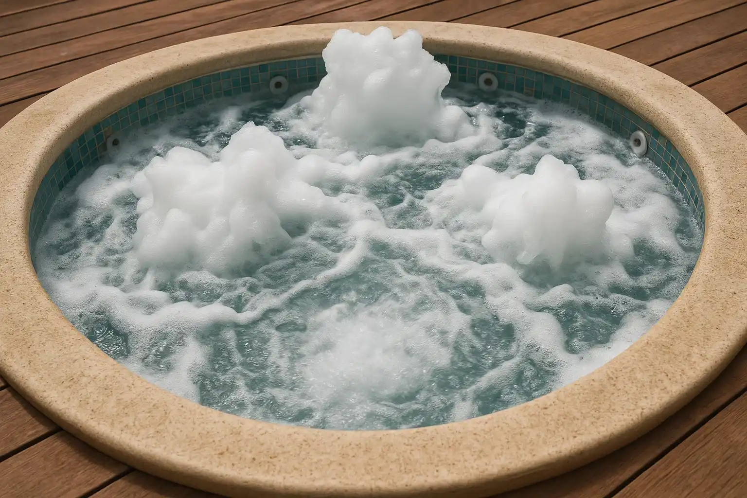 دلیل اصلی ایجاد کف وان جکوزی چیست؟