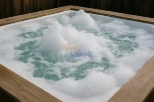 چرا جکوزی کف میکند؟